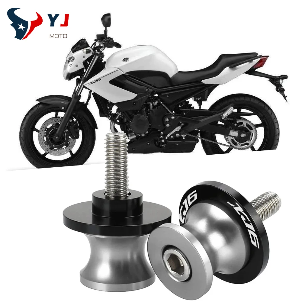 For YAMAHA XJ6 DIVERSION XJ 6 2009- 2025 2024 2022 2021 2020 Motorcycle Aluminum Swingarm Spools Slider Stand Screws 2019 2018