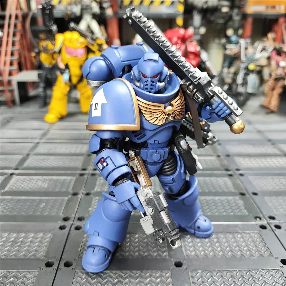 [สต็อก] JOYTOY Warhammer 40K 1/18 ตัวเลขการกระทํา Ultramarines Intercessors V4 อะนิเมะรุ่นของเล่นคริสต์มาสเด็กของขวัญเด็ก