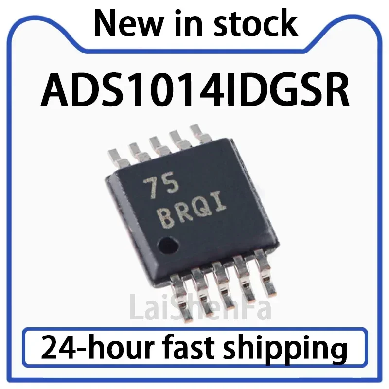 1PCS ADS1014IDGSR VSSOP-10 12 Bit Analog-to-digital Converter Chip in Stock