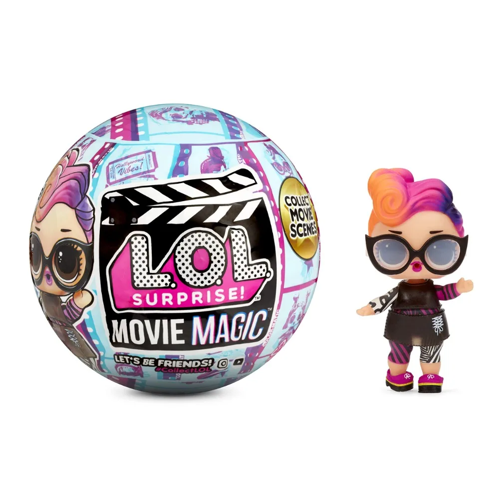 

LOL Surprise Movie Magic Dolls with 10 Surprises Including Limited Edition Doll, Film Scenes Movie Prop Accessories Color Change