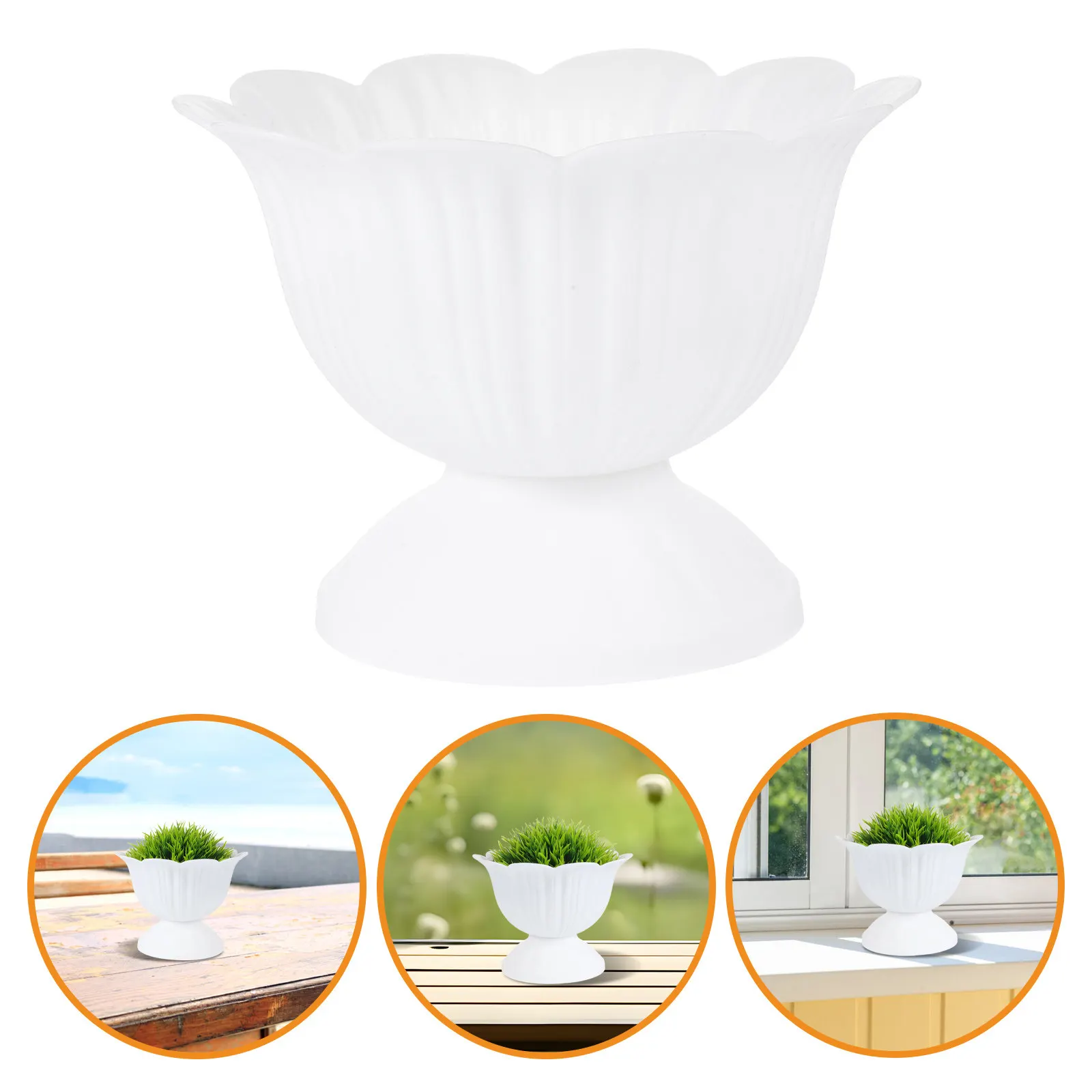 2 pcs Planter Flower Pot Garden Indoor Home Succulent Halloween Christmas New Year Desk Flower Pot Decor Planter Pot Elegant