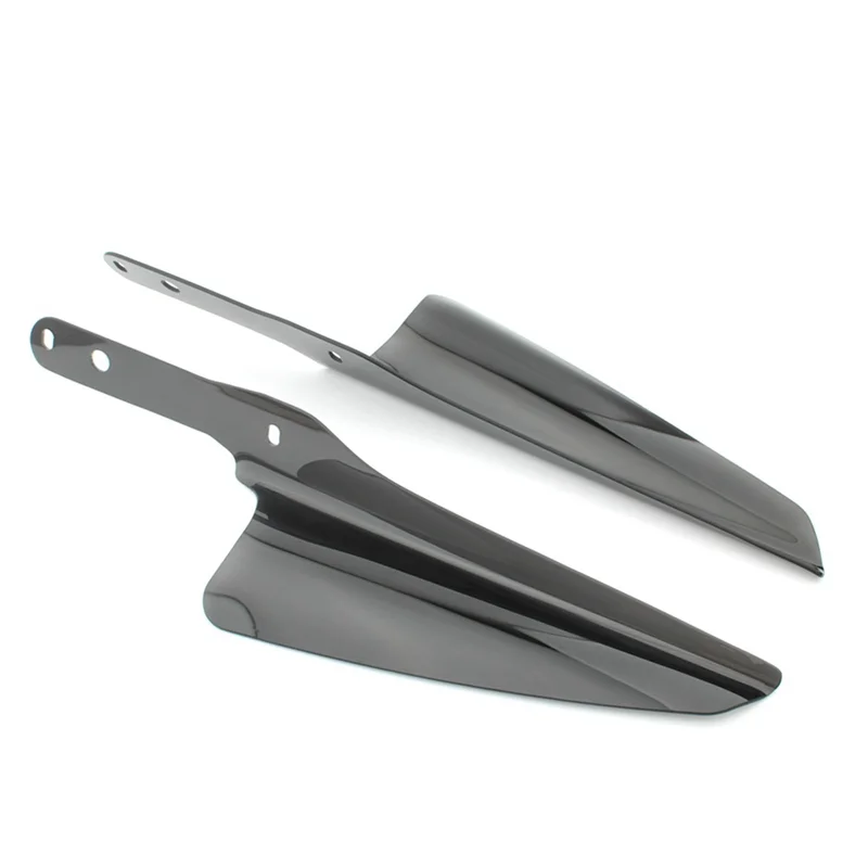 Leading-Edge-Motorcycle Front Fork Wind Baffle Windshield Deflector Trim For For  Touring Electra Street Glide Road King 9