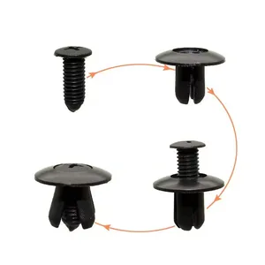 Clip Fernde Fernde, lỗ vít, 5 mm, 6 mm, 7mm, 8 mm, 9mm, 10 mm, khóa cho Audi, Toyota, VW, Buick, Honda, Renault, Nissan, Pces 20 10 Vít bán hàng chính 7mm - 1