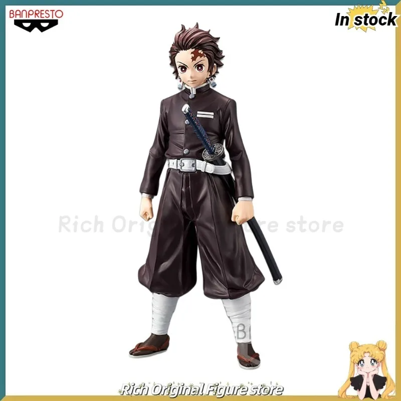 

【В наличии】Оригинальная аниме-фигурка BANPRESTO Kamado Tanjirou Blade of Demon Destruction, модель