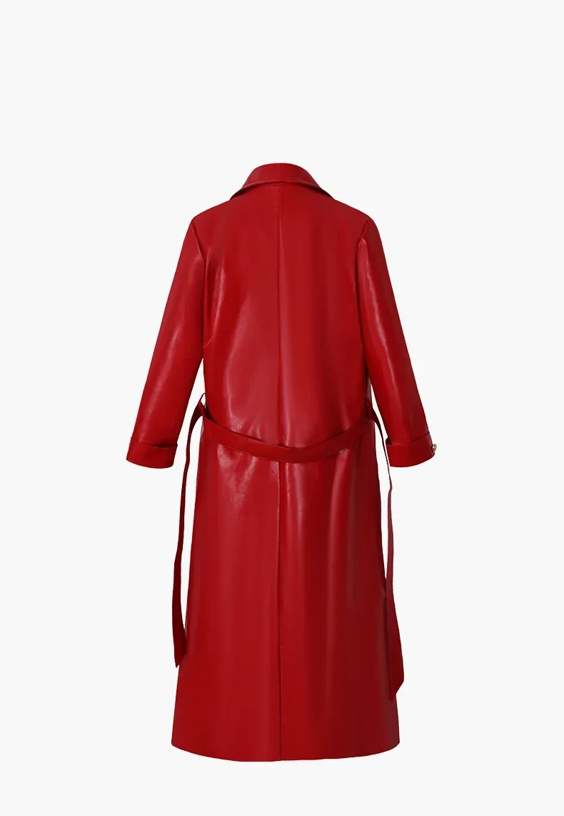 هوية 5 ماري زي تنكري للنساء ، ماري لوسون ، قلادة جلد ، ملكة دموية ، بدلات كاملة ، خندق أحمر ، معطف ، حفلة هالوين ، جديد