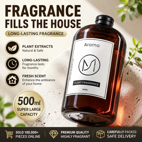 Fragrance Supplement Liquid Five Star Hotel White Tea Fragrance Room Fragrance Reserve 500ml Flameless Aromatherapy