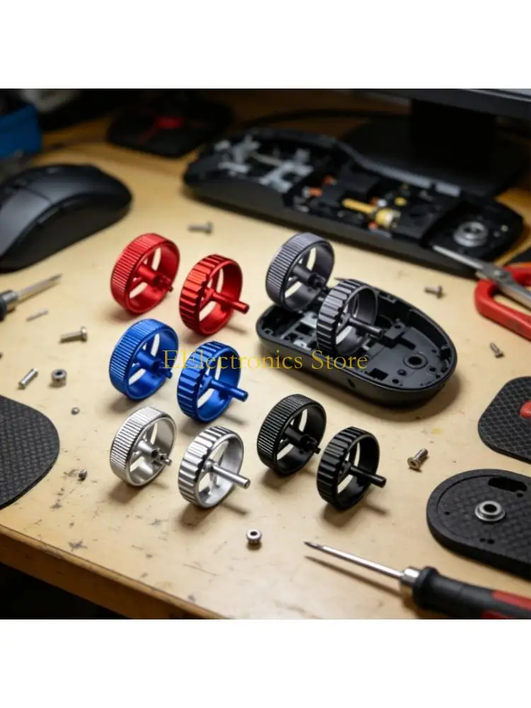 B03C Integrated Pin Mouse Wheel Replacement, All-Metal Anodized Design for Thunderobot ML901, ML903, and ML103 Models