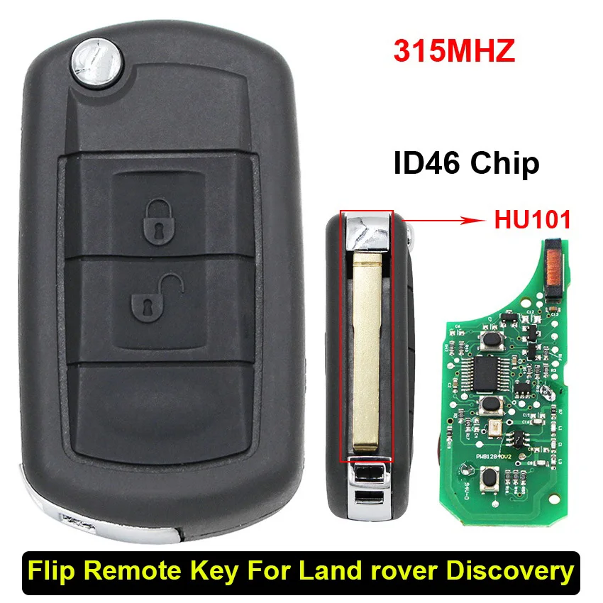 

CN004001 For Land rover Discovery 3 button Flip Remote key With 315Mhz PCF7941Chip NT8-15K6014CFFTXA