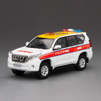 Diecast Original 1:43 Scale Land Cruiser Prado 2015 Simulation Alloy Car Model Collection Decoration Toy Gift Souvenir Display