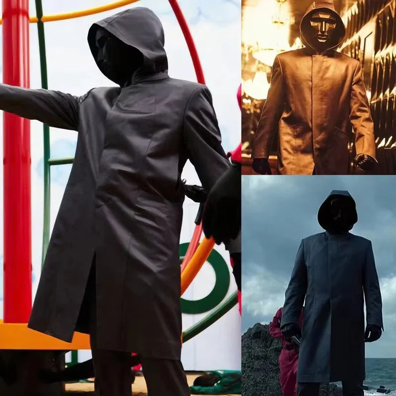 

New Costumes De Cosplay Super Cool,Capes Coupe-Vent Noires, Style Long, Bref Pardessus, Cadeau De TempéRament De Mode, Toussaint