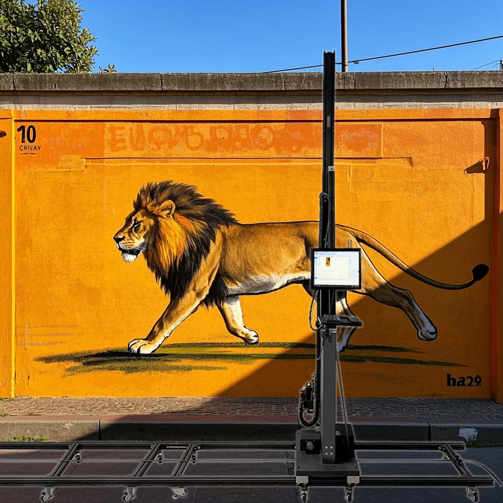 Vertical  Innovative Wall Painting Machine for Creative
