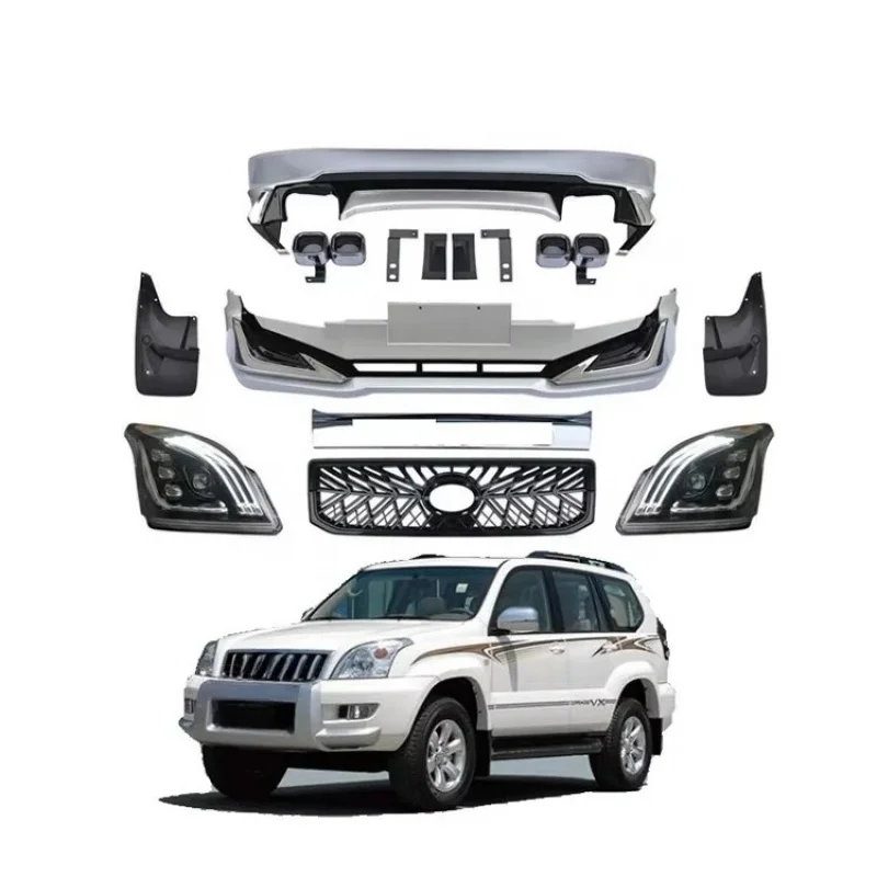 

2003-2009 Prado FJ120 Modell Style Facelift Body Kit - Ultimate Conversion & Upgrade Automotive Parts