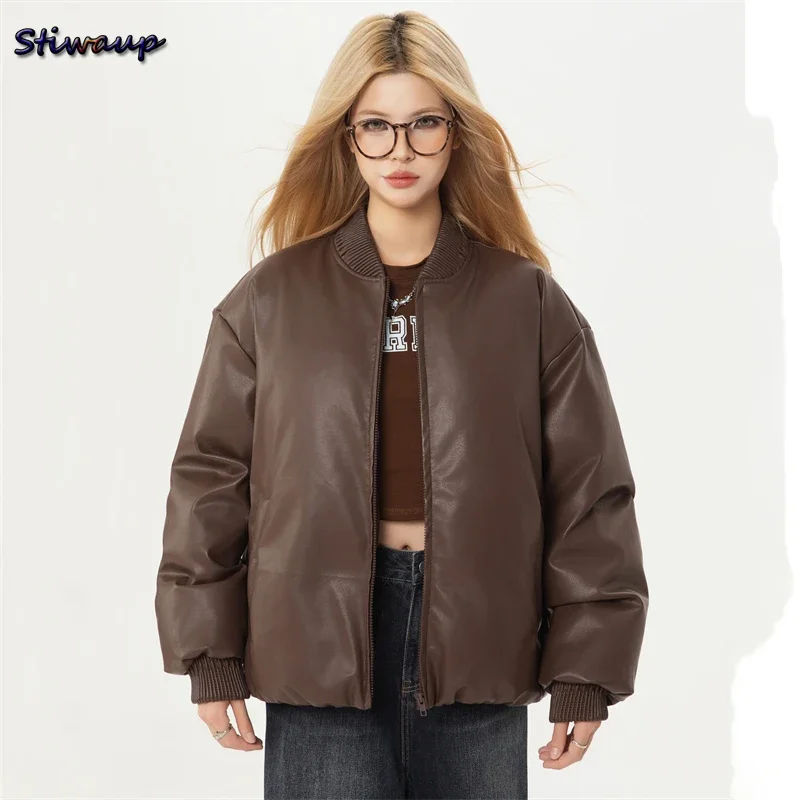 Women's Winter Sheepskin Coat for Women Winter Coats High Quality Elegant Women's Leather and Leather Jackets Black Jacket Woman