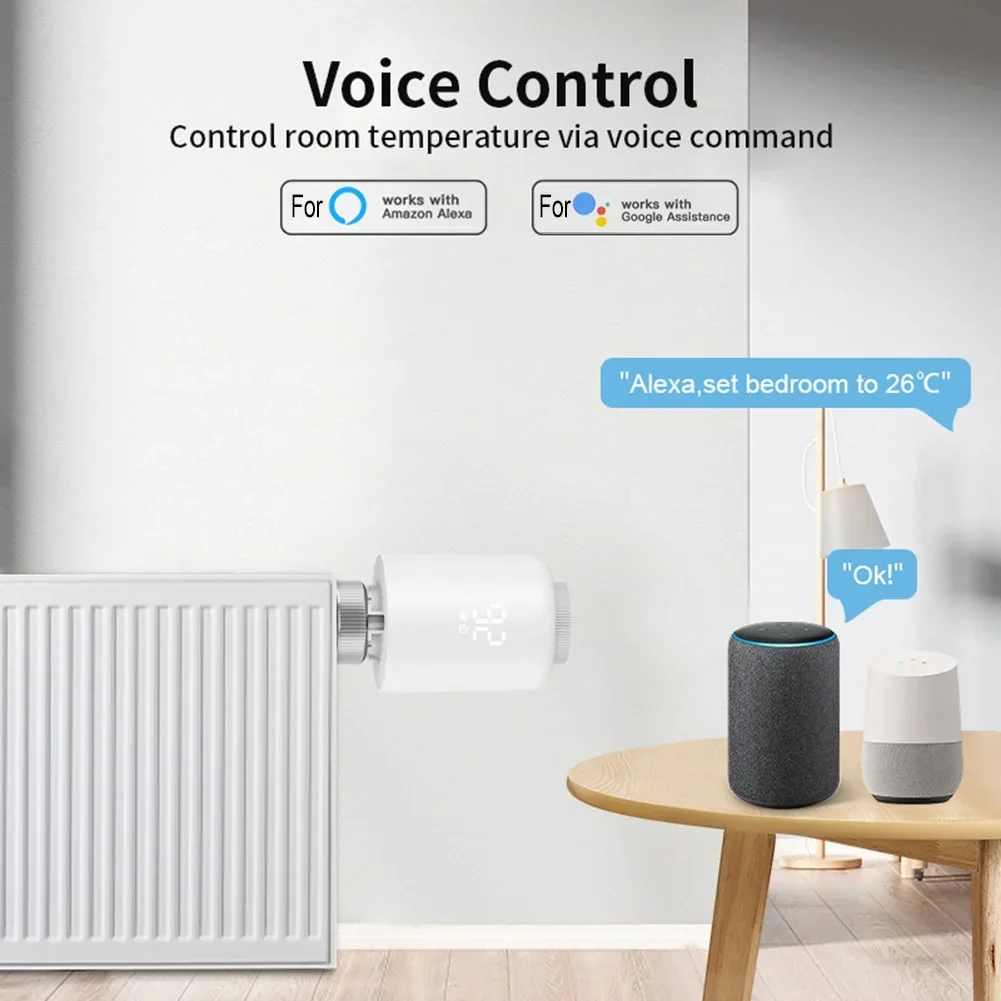 Smart Radiator Valve Programmable Radiator Controller Programmable Smart Radiator Valve Energy Saving Thermostat -10 -50