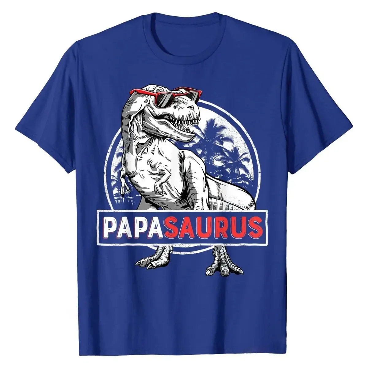 Papasaurus T shirt T rex Papa Saurus Dinosaur Men Dad Daddy Classic Cotton Boy Tops & Tees Crazy Faddish T Shirts Streetwear