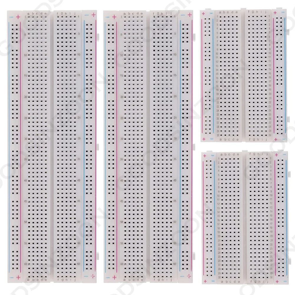 130Pcs/Lot | 4Pcs Solderless Breadboard | 830 / 400 Points 126Pcs Flexible Breadboard Jumper Wires for Arduino Raspberry Pi 5 4