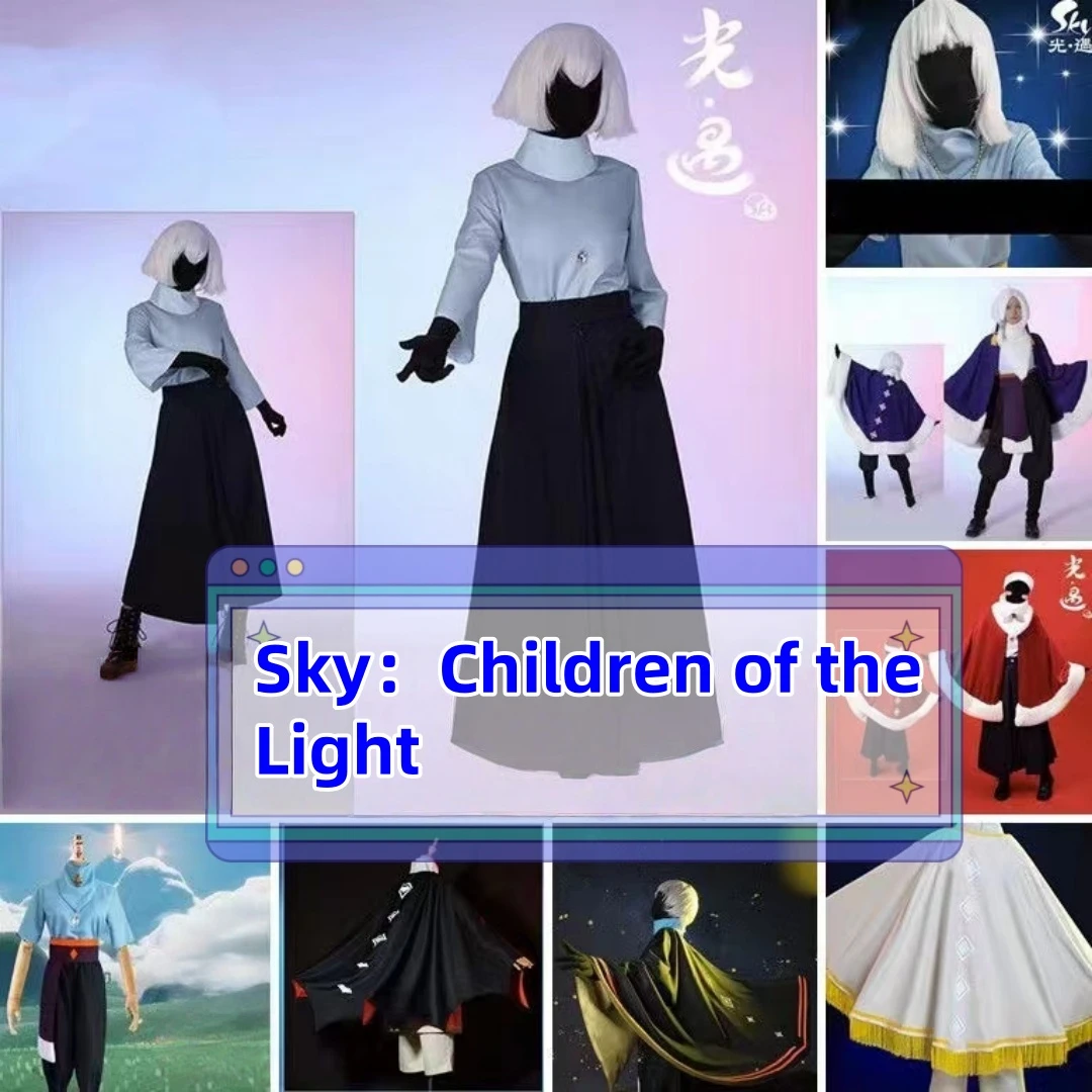 Himmel Kinder des Lichts Cape Umhang Cosplay Männer und Frauen Mantel Halloween Kostüm Cape Robe Canival Party Kinder Kleidung