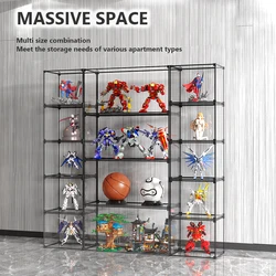 AIXIEZHE Standard version Handmade display box, transparent dust-proof storage box, toy model, acrylic display cabinet