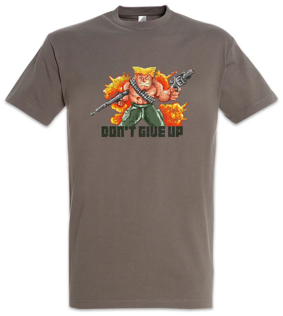 Mercenaire ne donne pas T-Shirt Gamer Gaming Pixel rétro 8 16 bits Geek Nerd