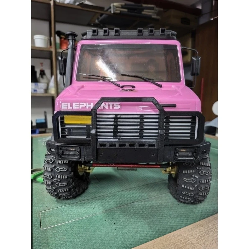 

Soft TPU Material 3D Printed Front Bumper for CROSSRC EMO X6 XL3 1/8 Scale RC Rock Crawler Bolt-on Upgrade Replacement Part