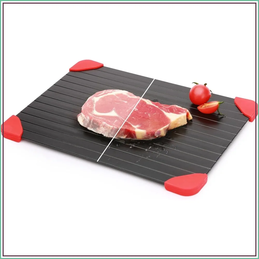 Rapid Natural Defrosting Tray for Frozen Meat, Fast Thawing Plate, Small Kitchen Mat