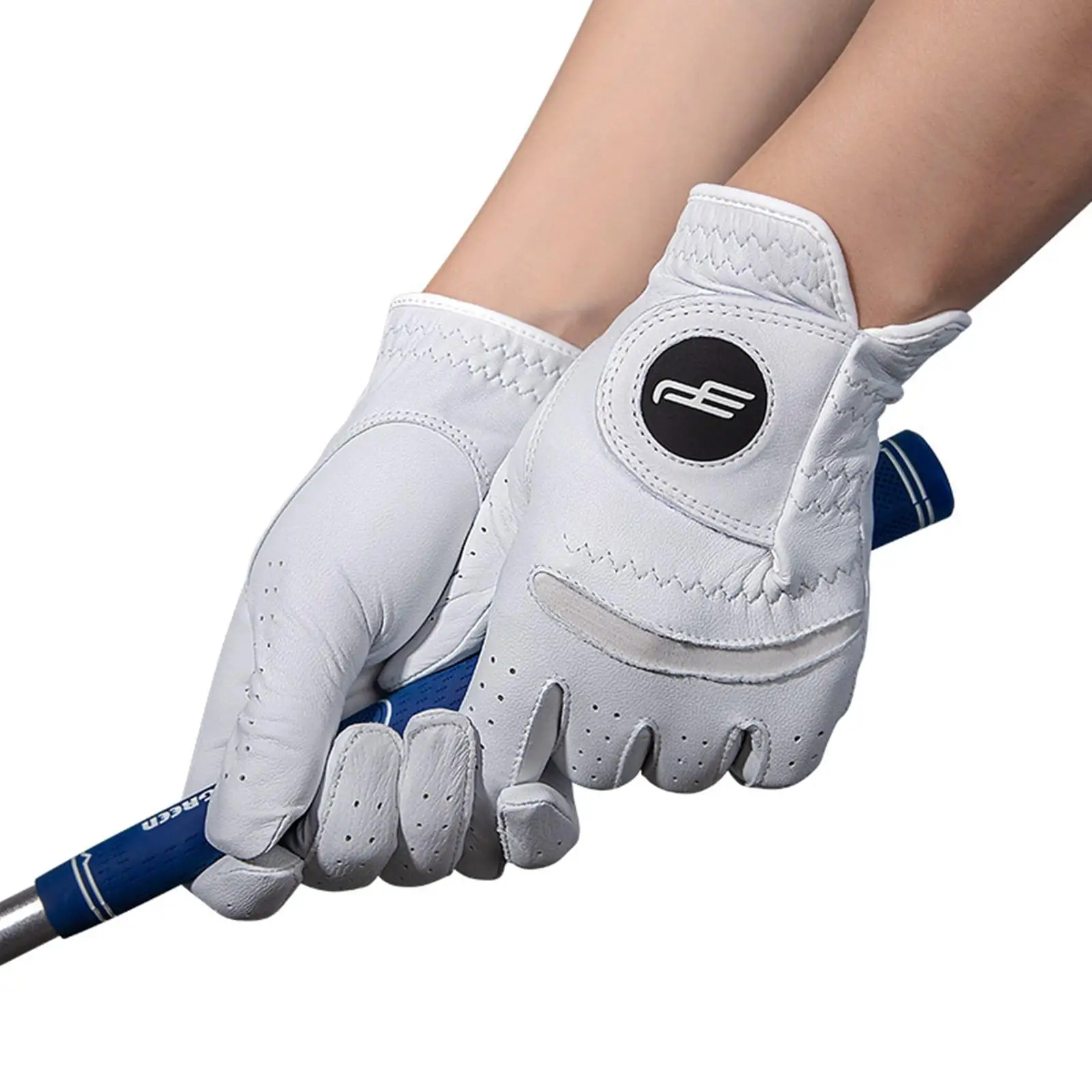 Golf Women's Golf Gloves A Pair Golf Club Accessories Soft Golfing Gloves for Bike Cycling Driving Fishing Outdoor Sports Riding