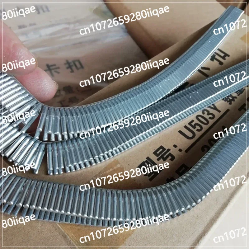 one box U shape 506 503 508 Buckle Staples for Manual Sausage Clipper Plastic Bag Strapping Machine