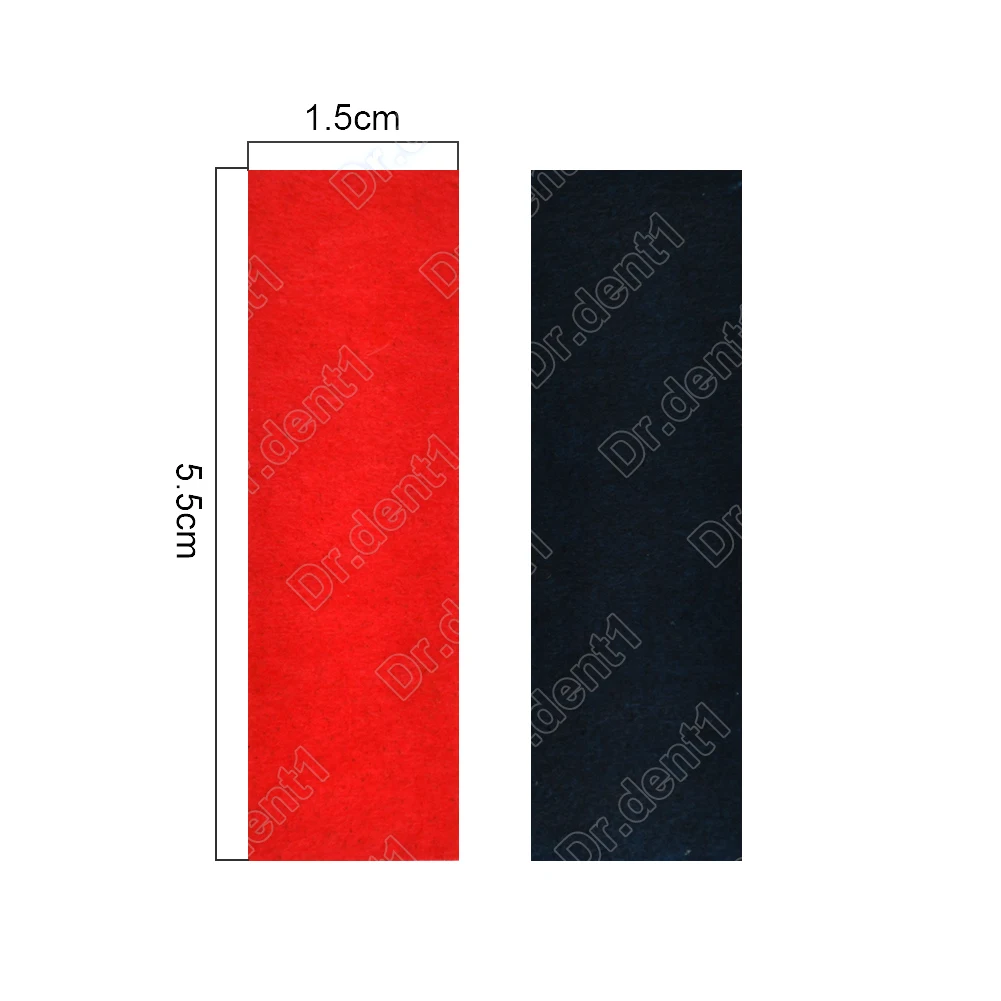 300Sheets/Box Articulating Paper Blue Red Strips 55*18mm Dental Lab Product Oral Dentist Teeth Care Material Tool