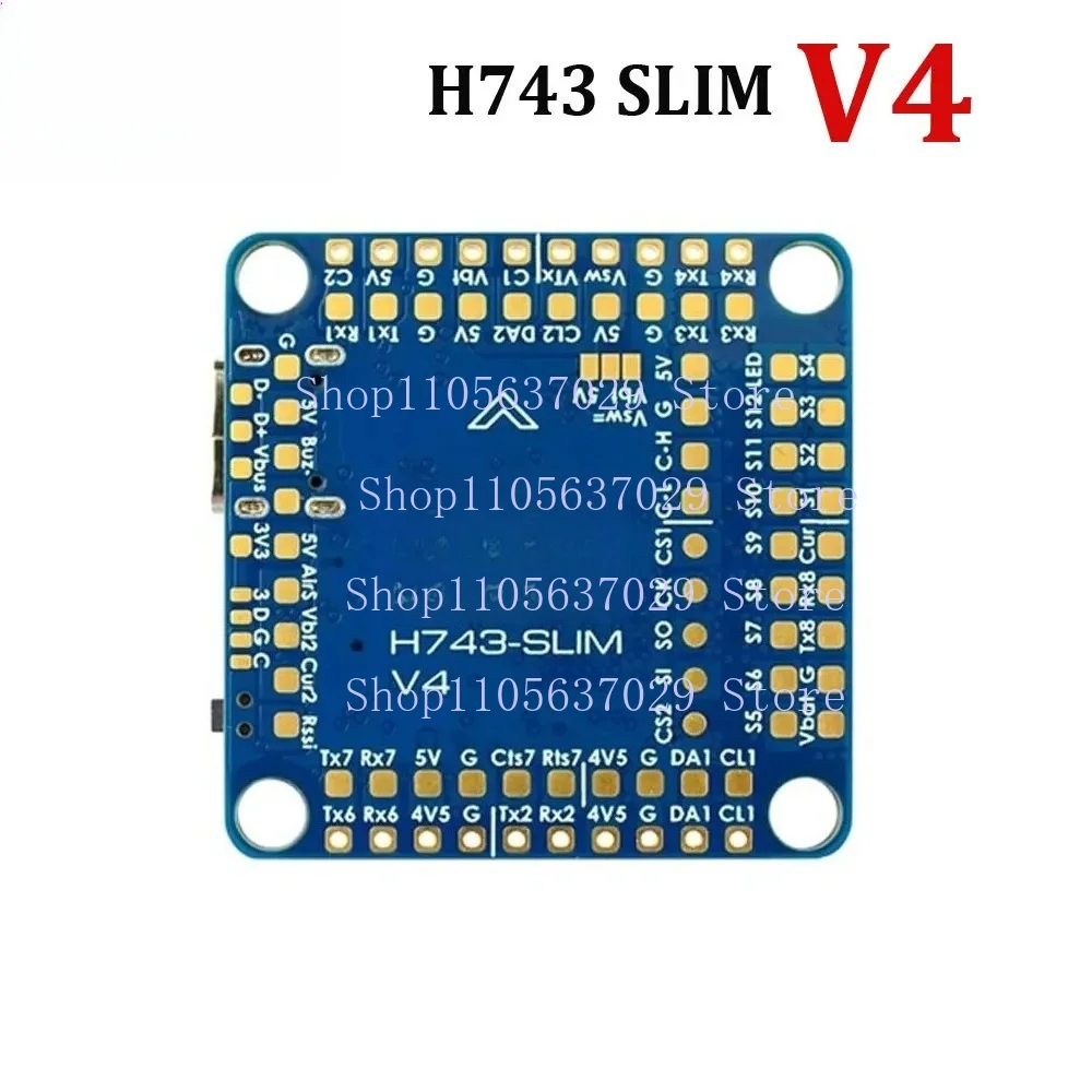 For Matek Mateksys H743 SLIM V4 Flight Controller with Built-in OSD MicroSD