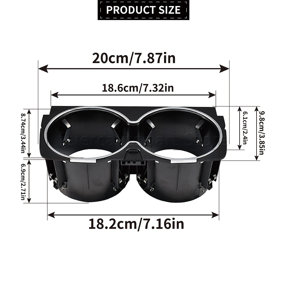 A2226830075 For Mercedes-Benz W222 S-Class 2014-2017 Car Center Console Drink Storage Box Cup Holder Part Replacement