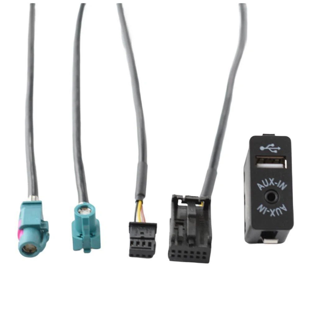 180CM Car USB Interface Cable Black 5V For BMW  For EVO For NBT Host Car Switch 4 Pin AUX Harness Cable Car Electronics Access