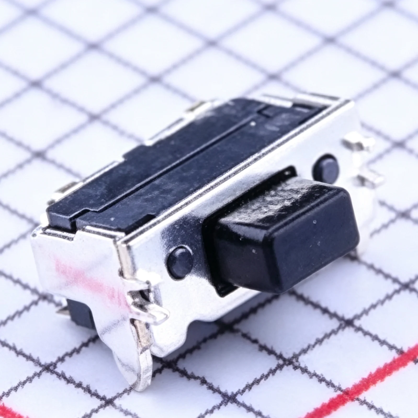 20PCS SKTDLDE010 1.6N 3.9×2.9×1.55mm bent insertion N.O. SPST Rectangular Button Gull Wing NEW Original Side push Switch Tactile