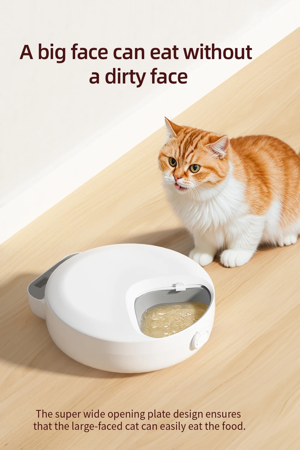 4 Meals Freshness Dry Wet Food Automatic Pet Feeder Cat Smart Feeding Dog Food Dispenser Button Timing Cat Dog Slow Feeding Bowl