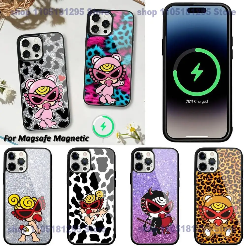 

H-Hysteric M-Mini Phone Case For iPhone 17,16,15,14,13,12,11,Plus,Pro,Max,Mini Magsafe Magnetic Wireless Charging