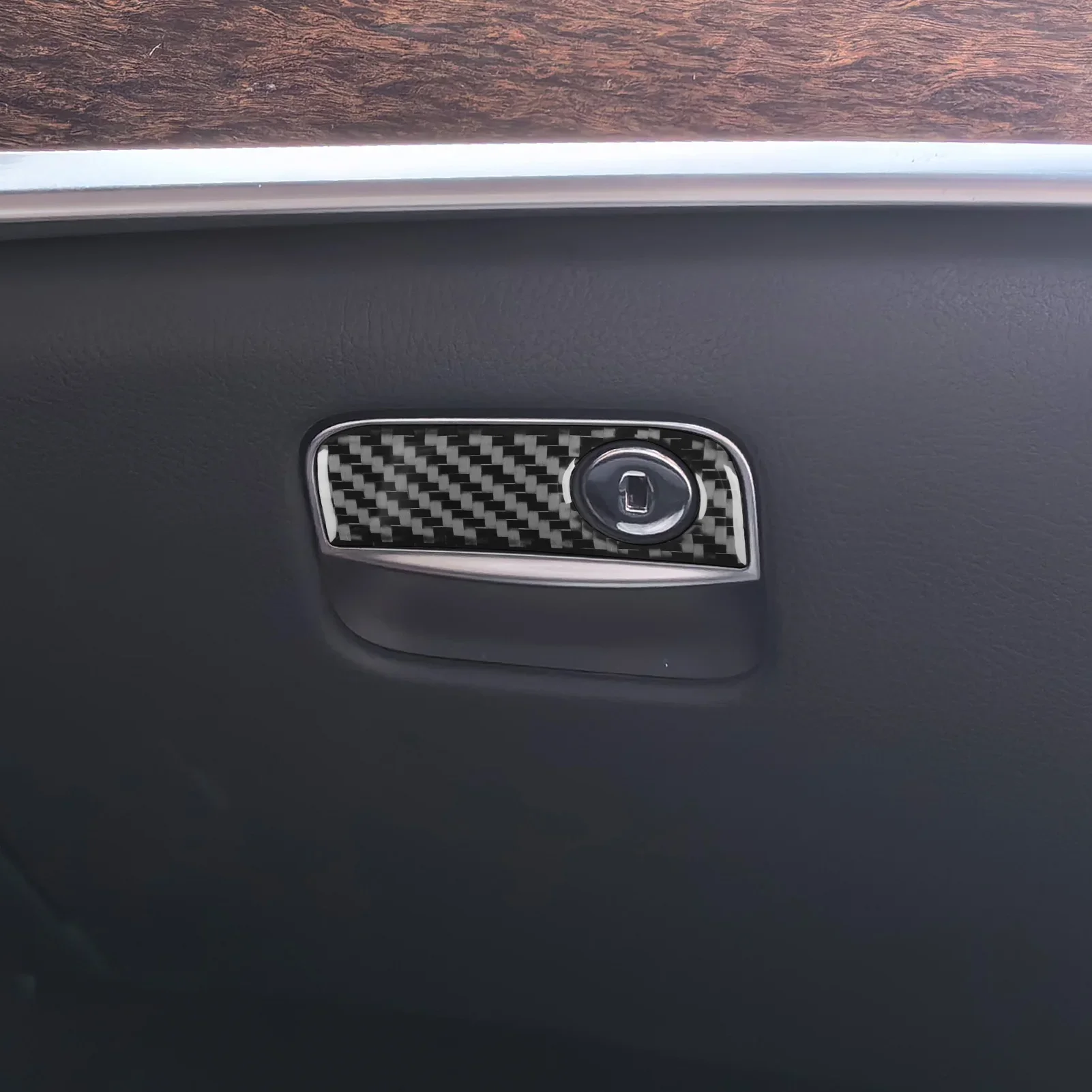 Para mercedes benz maybach s classe w222 2013-2020 painel luva alça de armazenamento de fibra de carbono capa interior adesivo acessórios