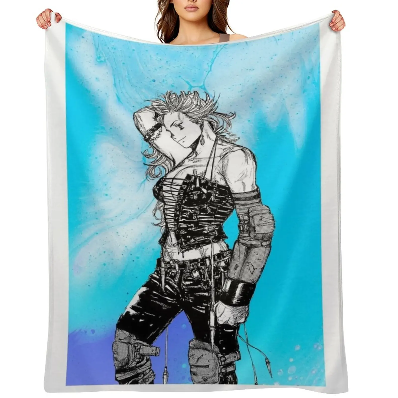 

Dorohedoro Noi Throw Blanket manga Decoratives funny gift valentine gift ideas Blankets