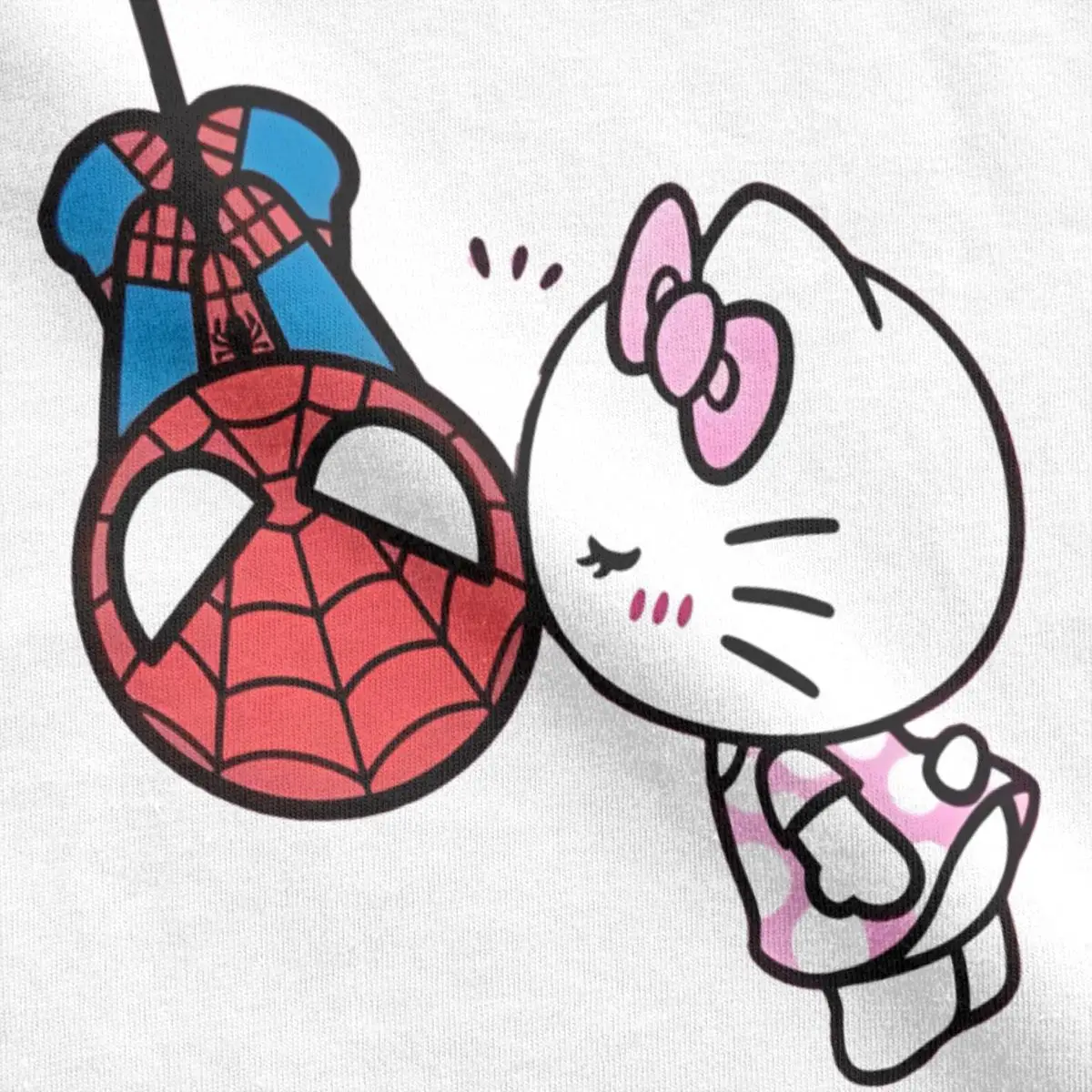 Oversized T-Shirt Hello Kitty Casual T-Shirts Spiderman Fashion Tshirt for Woman Wholesale Beach Y2K Retro Pattern Tees