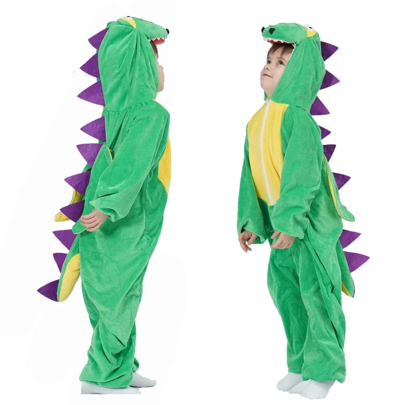 Umorden ragazze ragazzi dinosauro drago Costume tuta bambini bambino Purim Halloween compleanno carnevale Fantasia animali costumi a tema