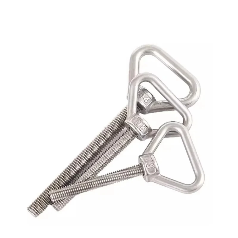 

M16 M20 Triangle Lifting Ring Screws 304 Stainless Steel Lifting Eyebolts Multiple Length 30mm 200mm