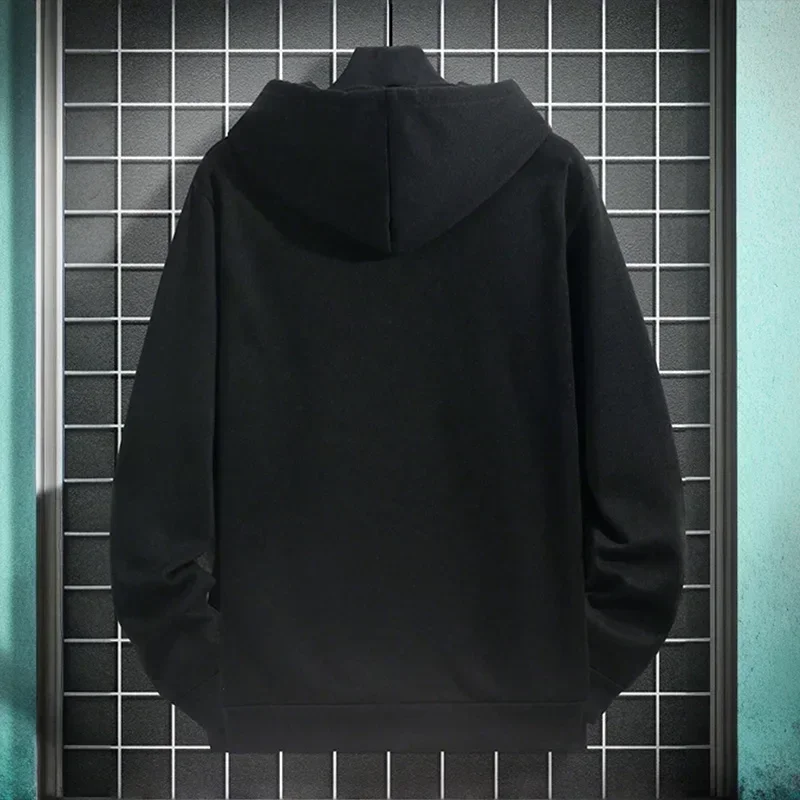 2026 Herbst/Winter Neuerscheinung Herren-Hoodie Hochwertiger Einfarbiger Kapuzenpullover Männlicher Freizeitpullover für Zuhause und Outdoor – Detail 9