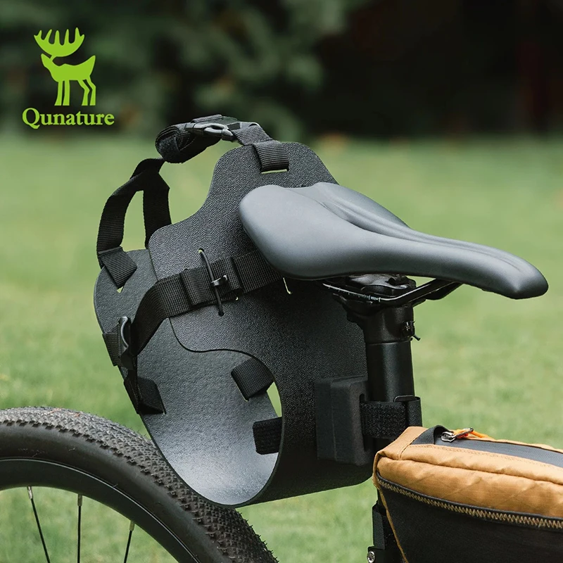 

Qunature Bikepacking Bracket With Bag Lightweight Adjustable Rainproof Rear Rack Tail Bag Stand MTB Road Cycling Accessories
