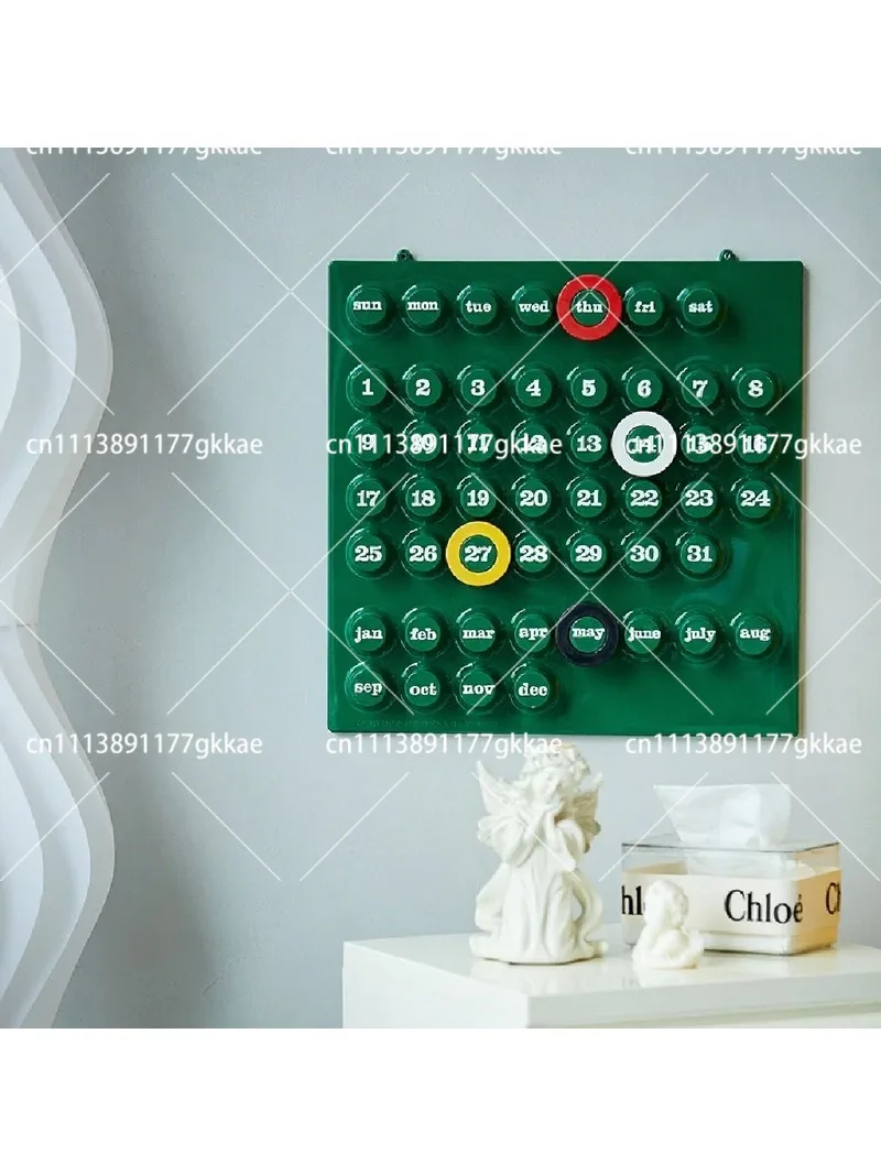 Mid-Ancient Retro Wall Calendar Creative Perpetual Decoration Ornament