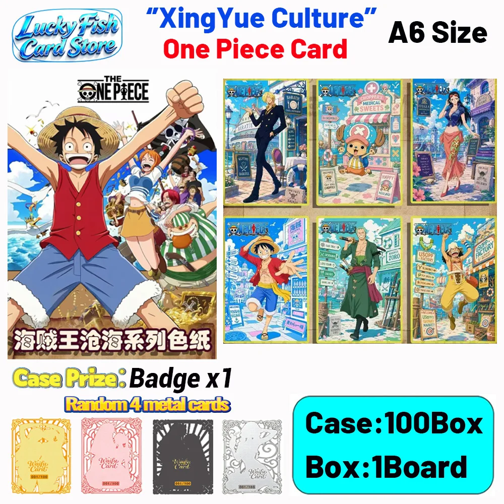 Wholesale 2026 New XingYue Creative Studio One Piece Cards A6 Size Acrylic Boards Anime Collectibles Character Fan Gifts