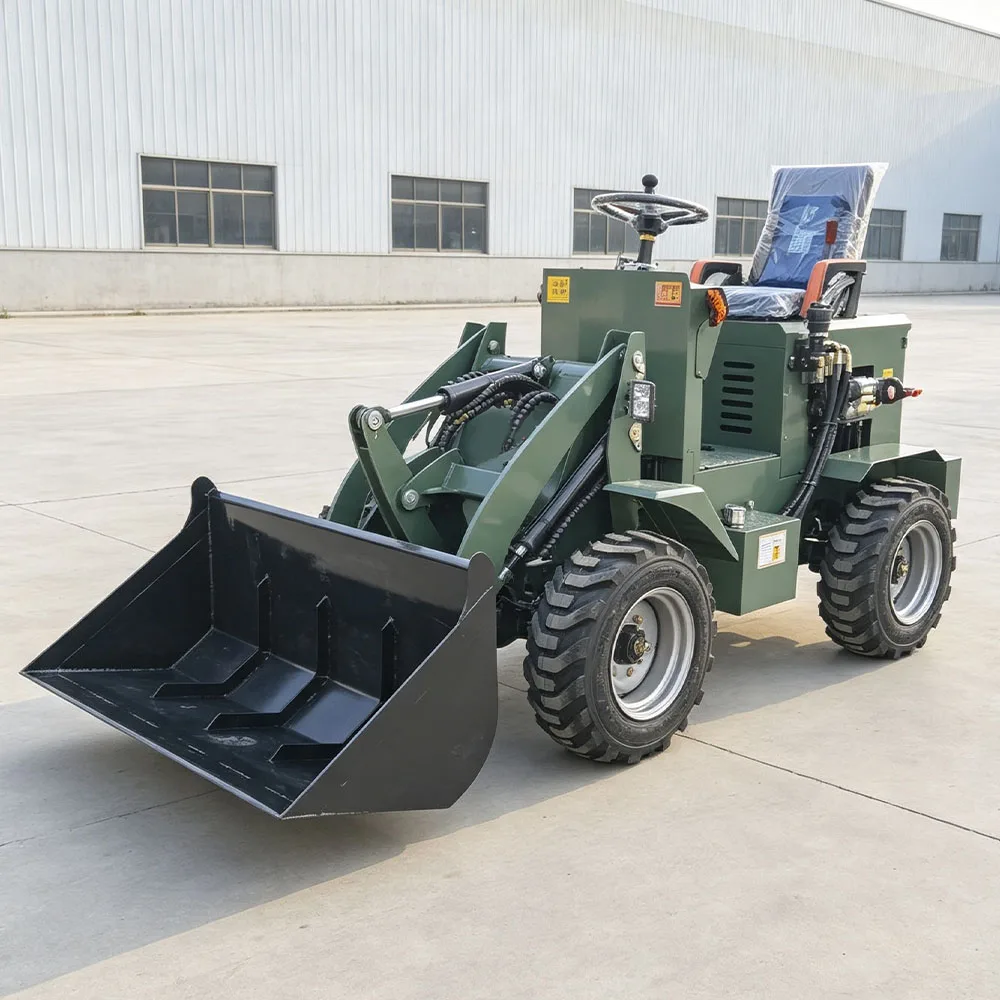 Customize 0.5ton 0.6ton 0.7ton Mini Wheel Loader CE ODM Small Front End Loader With Bucket CE/EPA for sale