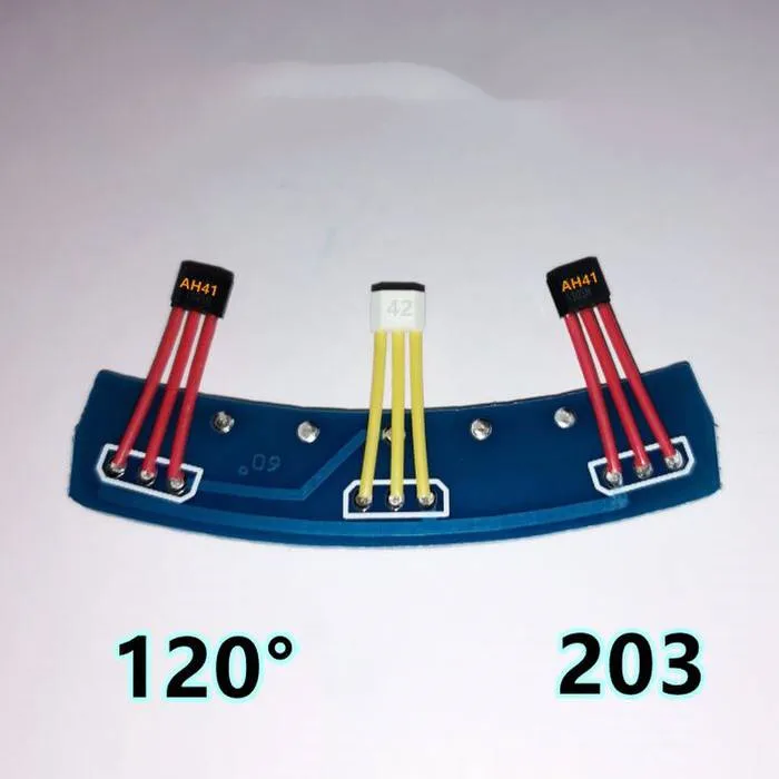 1pcs Sine wave vector motor Hall 42 Hall 120 degrees Hall AH41 new electric motorcycle 203 motor hall senor hall pcb with cable