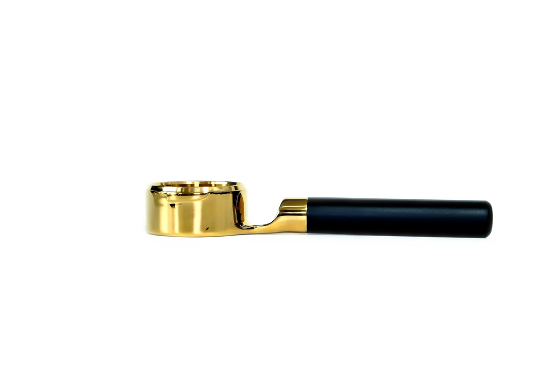 MISCHIEF Zwart bodemloze handgreep Protafilter 2 oren 58 mm roestvrijstalen bodemloze koffiefilterhouder voor E61 GROUP