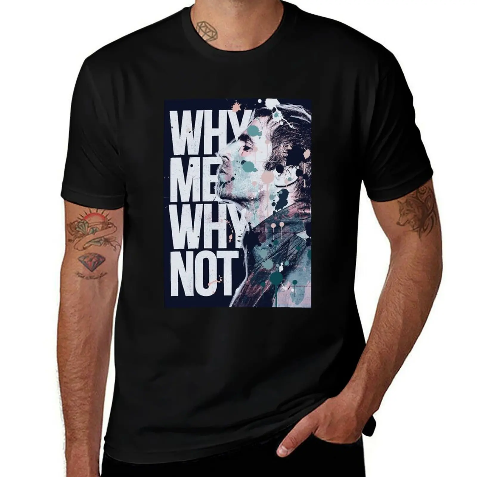 Lover Gifts Britpop Liam Gallagher Retro Wave T-Shirt Holiday Party Tee Shirt T-Shirt