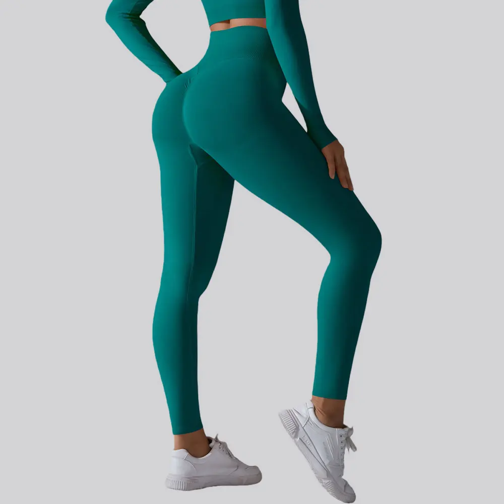 

Women's Seamless Hip Lifting Yoga Pants Women High Waist Fitness Legging Fast Dry Push Up Running Sports Leggings Gym Clothing