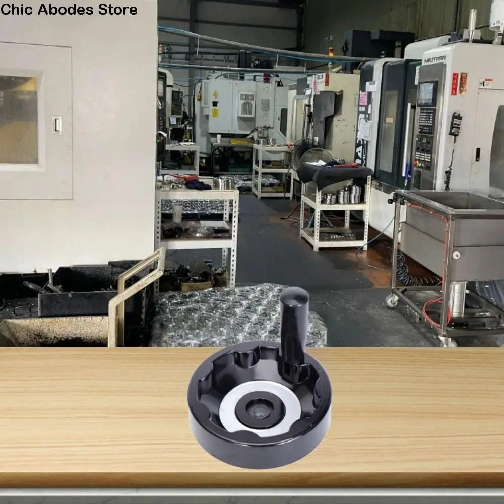 

Nuts Black Foldable Hand Wheel Bakelite Internal Wave Grip Revolving Handle Round Rotary Edger Machine Handle Pastry