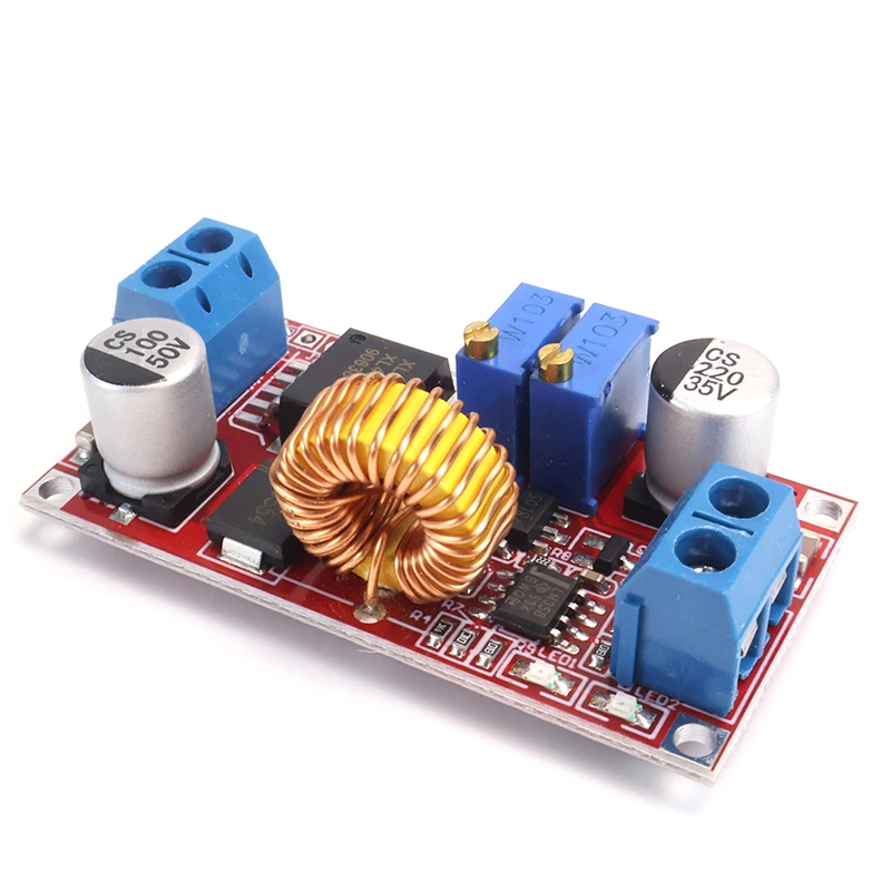 XL4015 DC-DC محول فرق الجهد 5A قابل للتعديل تنحى وحدة الطاقة 4-38 فولت إلى 1.25-36 فولت الجهد المنظم مع الفولتميتر #1